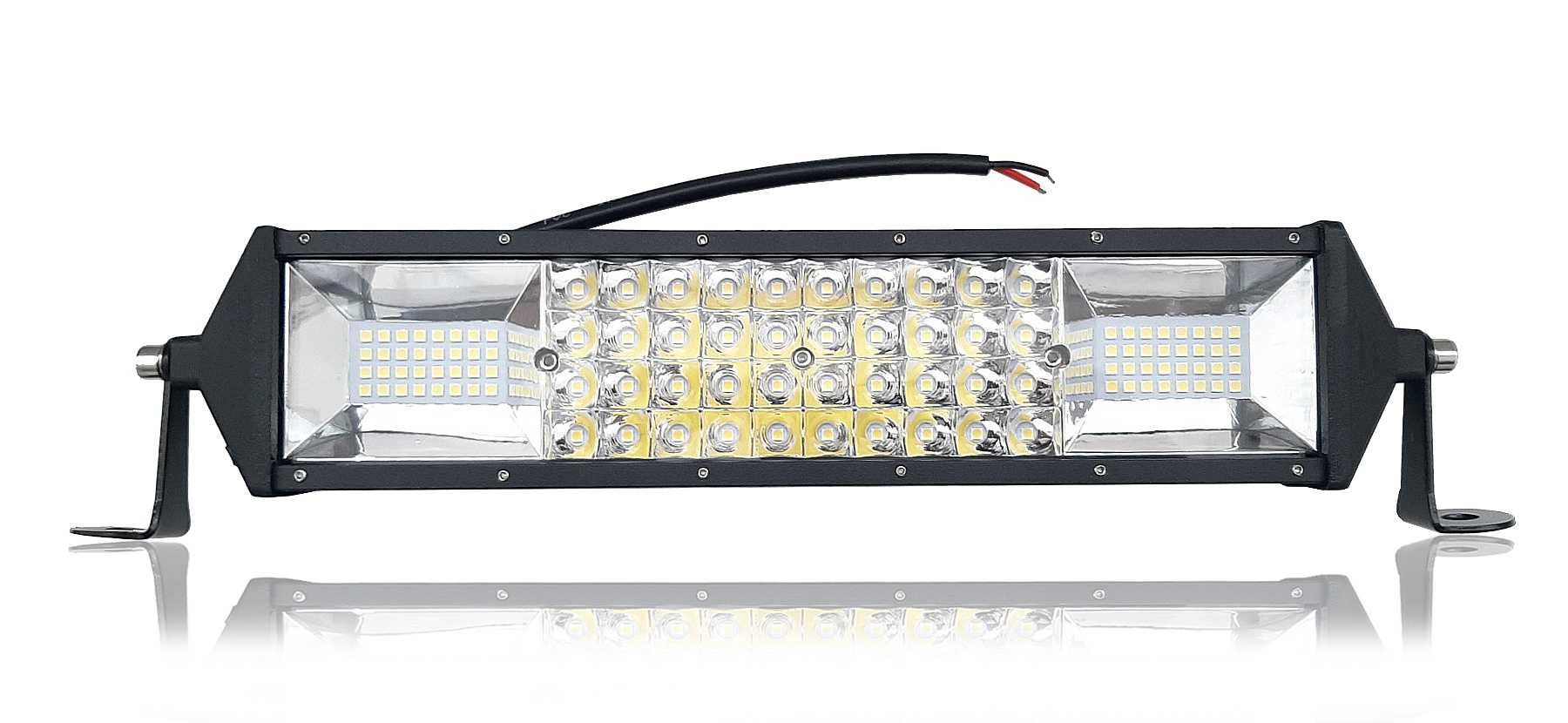 Мощен  Лед Диоден фар Прожектор 12V 24V 4 Редов Quad Row