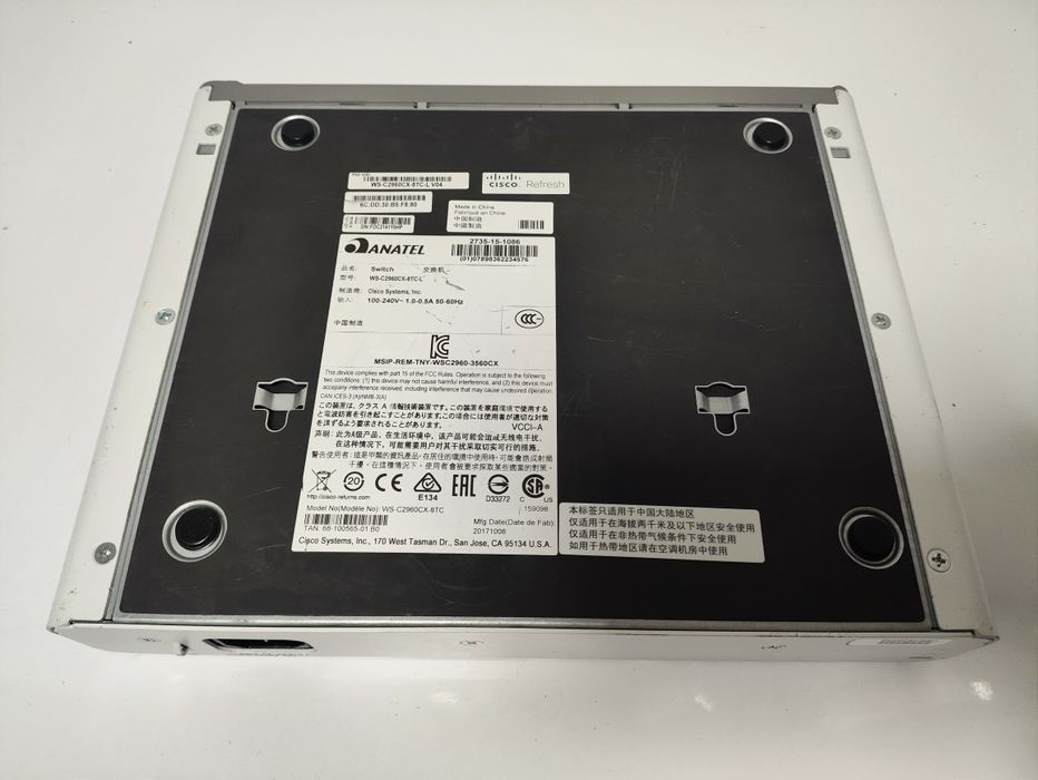 Switch Cisco 8 Porturi  WS-C2960CX-8PC-L Catalyst Administrabil 2x SFP