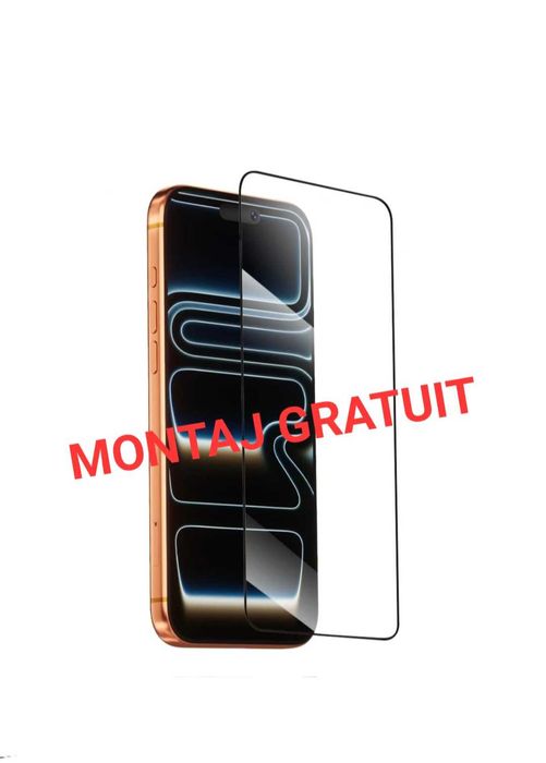 Folie de Sticla Full iPhone 16 / 16 Pro / 16 Plus / iPhone 16 Pro Max