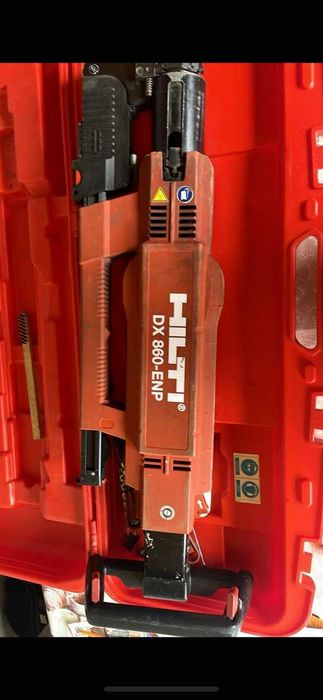 Hilti pistol implantat cuie beton tabla