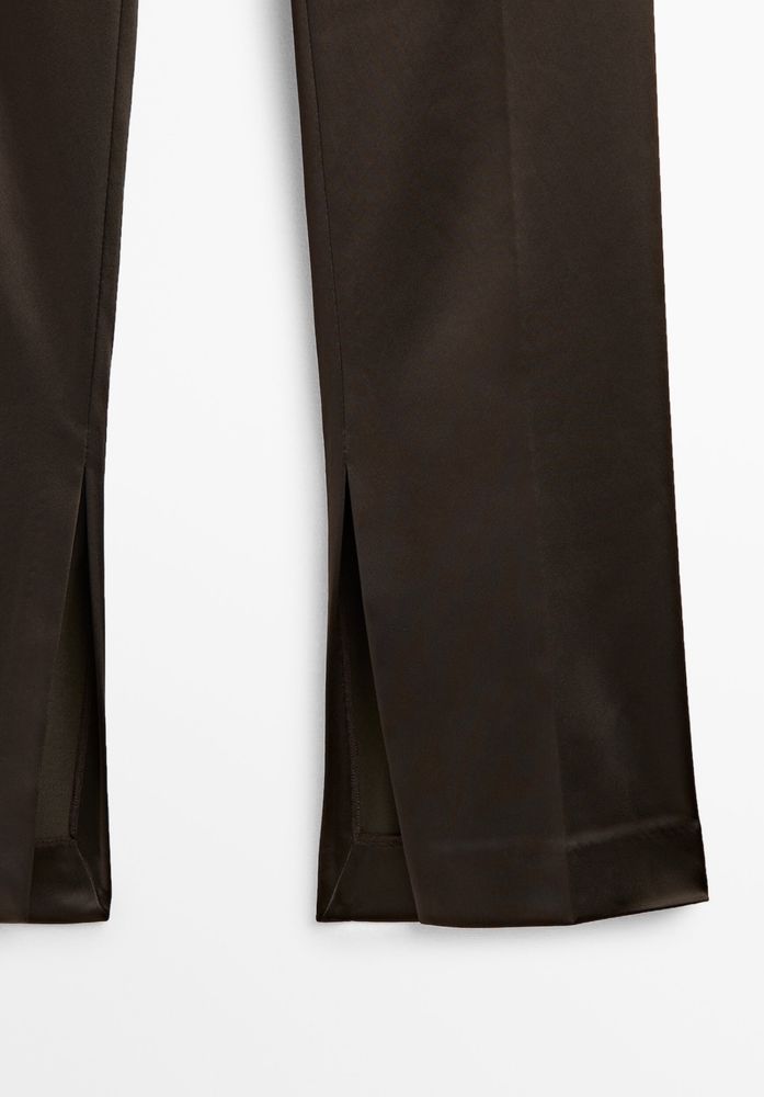 Pantaloni satinati Massimo Dutti