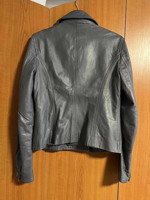 Geacă damă din piele gri – mărimea 36-38