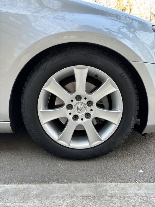 Jante aliaj Aluett, R16, ET47, 7J + cauciucuri Bridgestone Blizaak