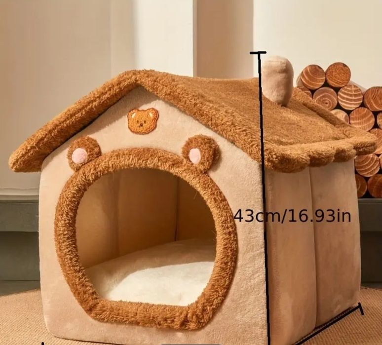 Уютна котешка къща