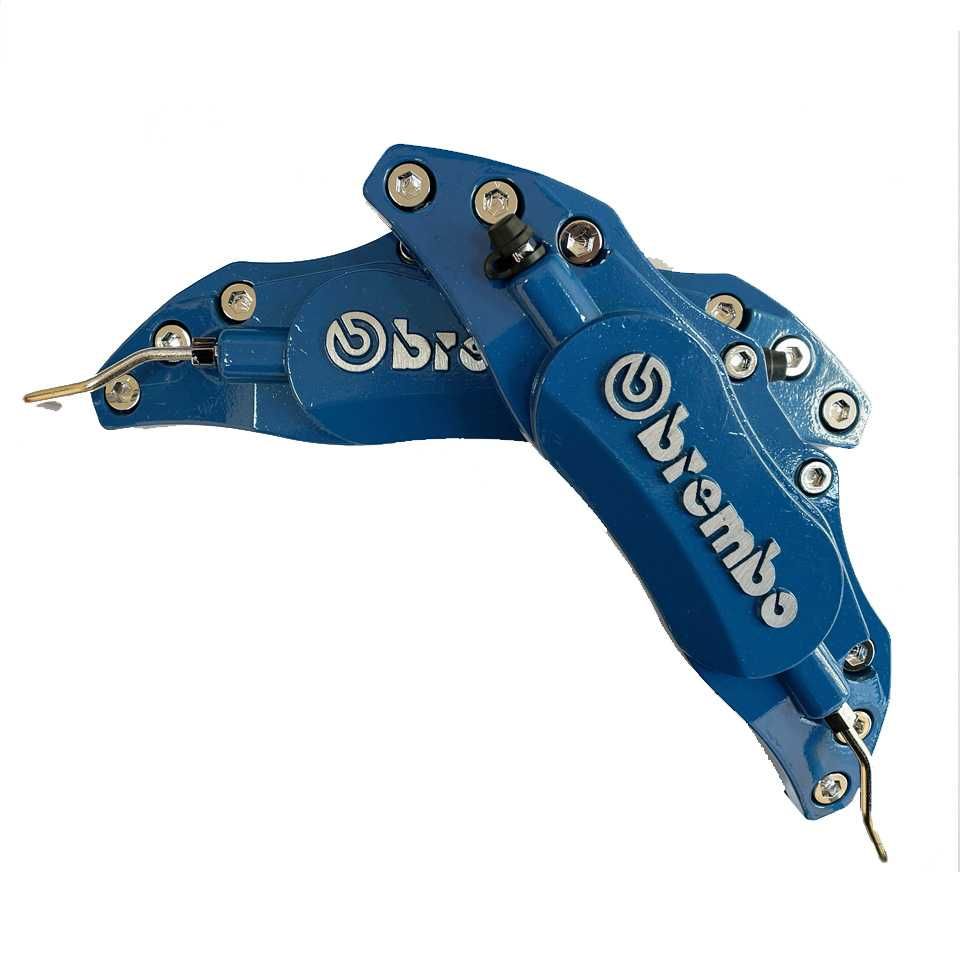 метални капаци за спирани апарати Brembo Брембо комплект 2 броя сини