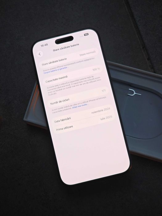 iPhone 16 Pro Max 256GB bateria 100%