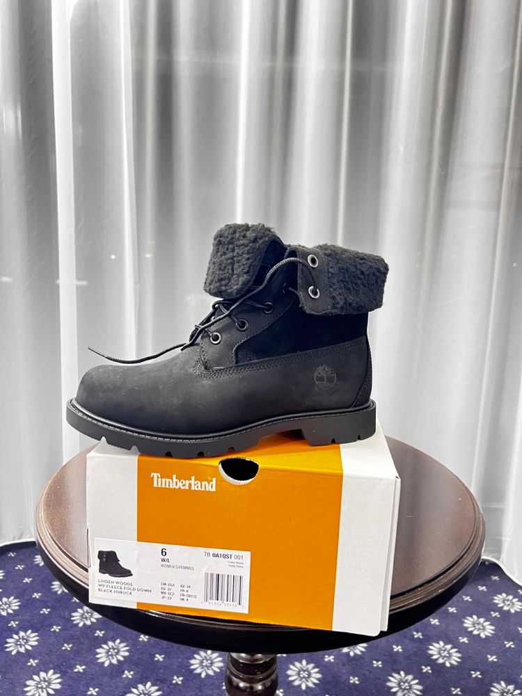 Ghete Timberland Linden Woods Black Nubuck