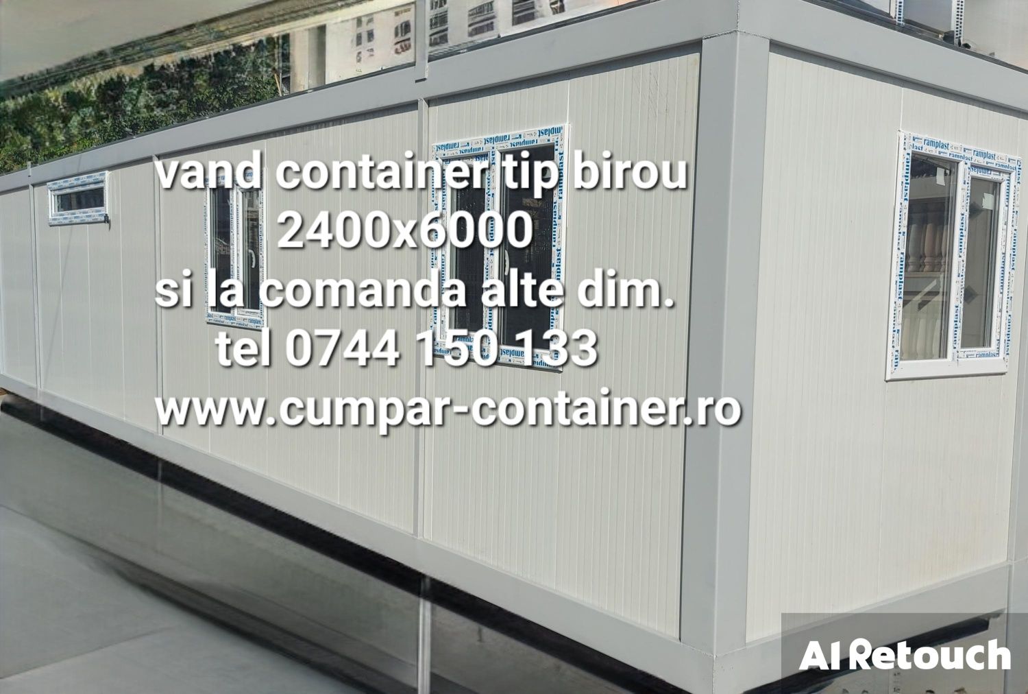 Vand container tip birou 2,4x6 STAC