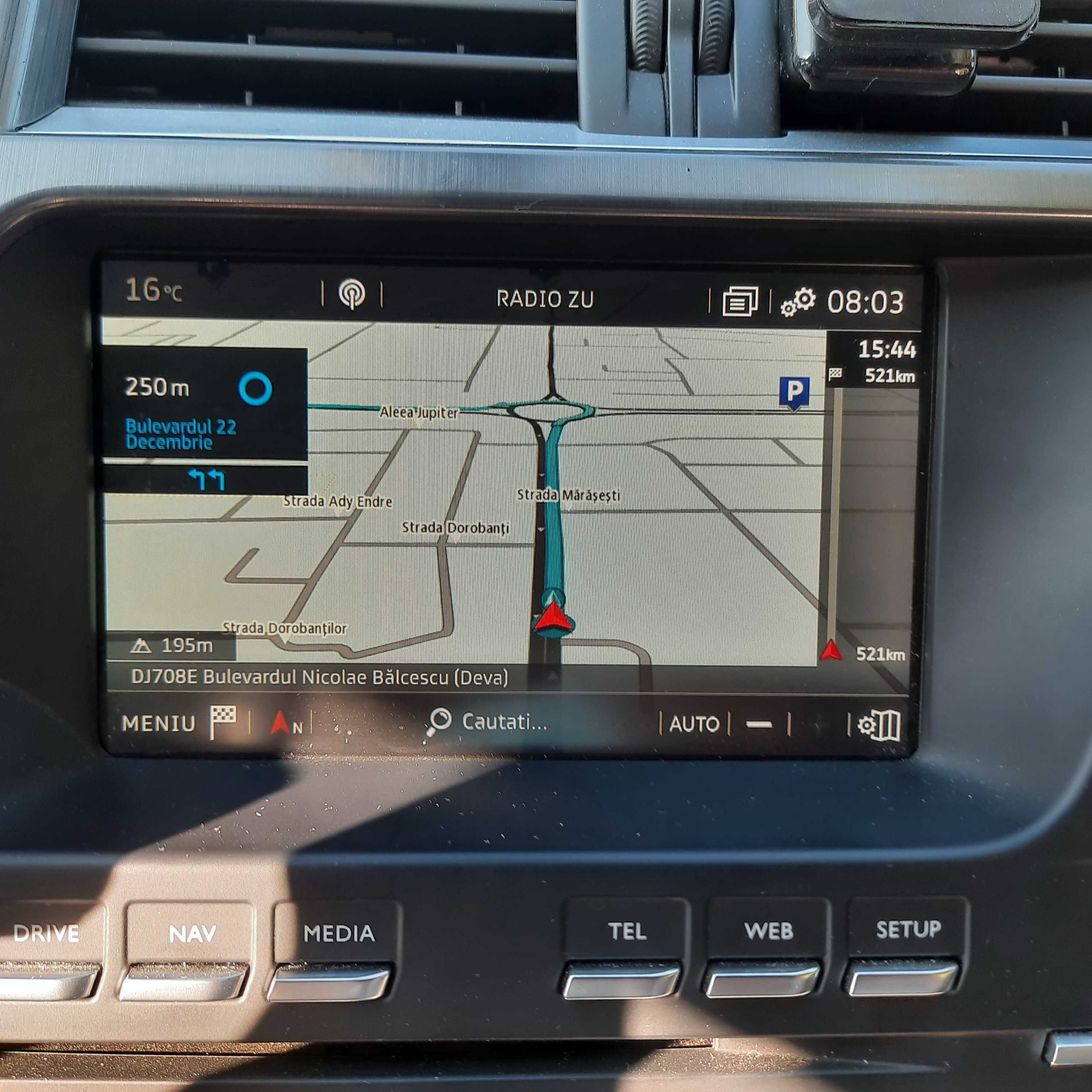 Nac navigatie Peugeot Citroen C5 DS5 cu Android auto