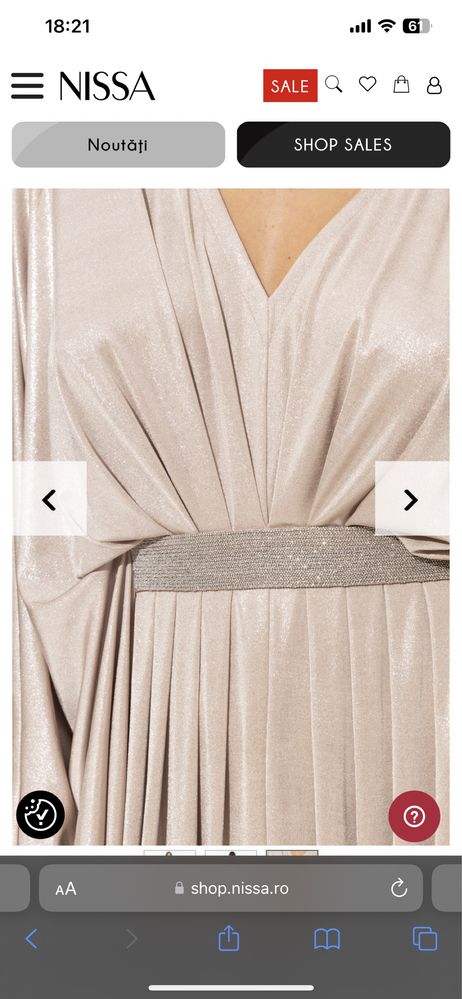 Rochie Nissa de ocazie/seara/nunta/botez/cununie