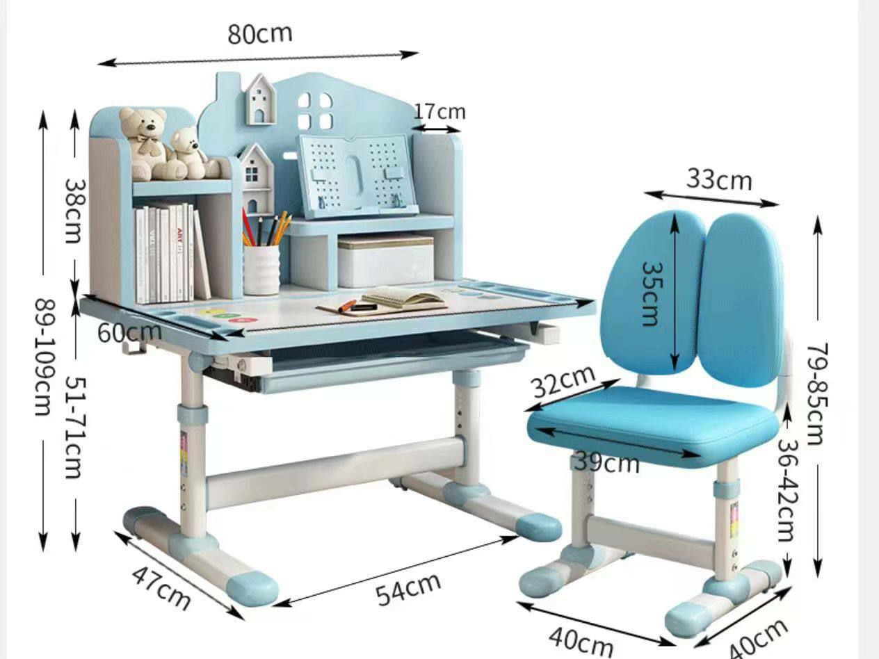 Доставка бесплатная. Детская парта и стул растущая для школьников.