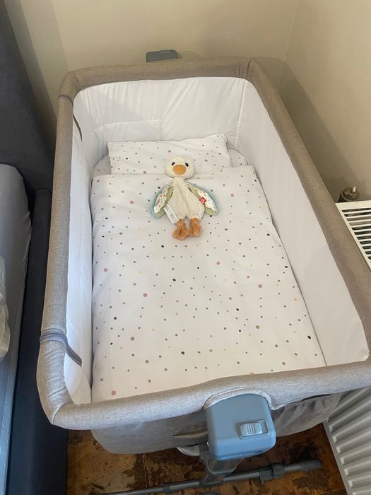 Бебешко легло 2 in 1 Co-Sleeper Kinderkraft Neste Up, Бежов