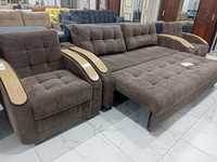 Большой комфортный комплект диван и два кресла