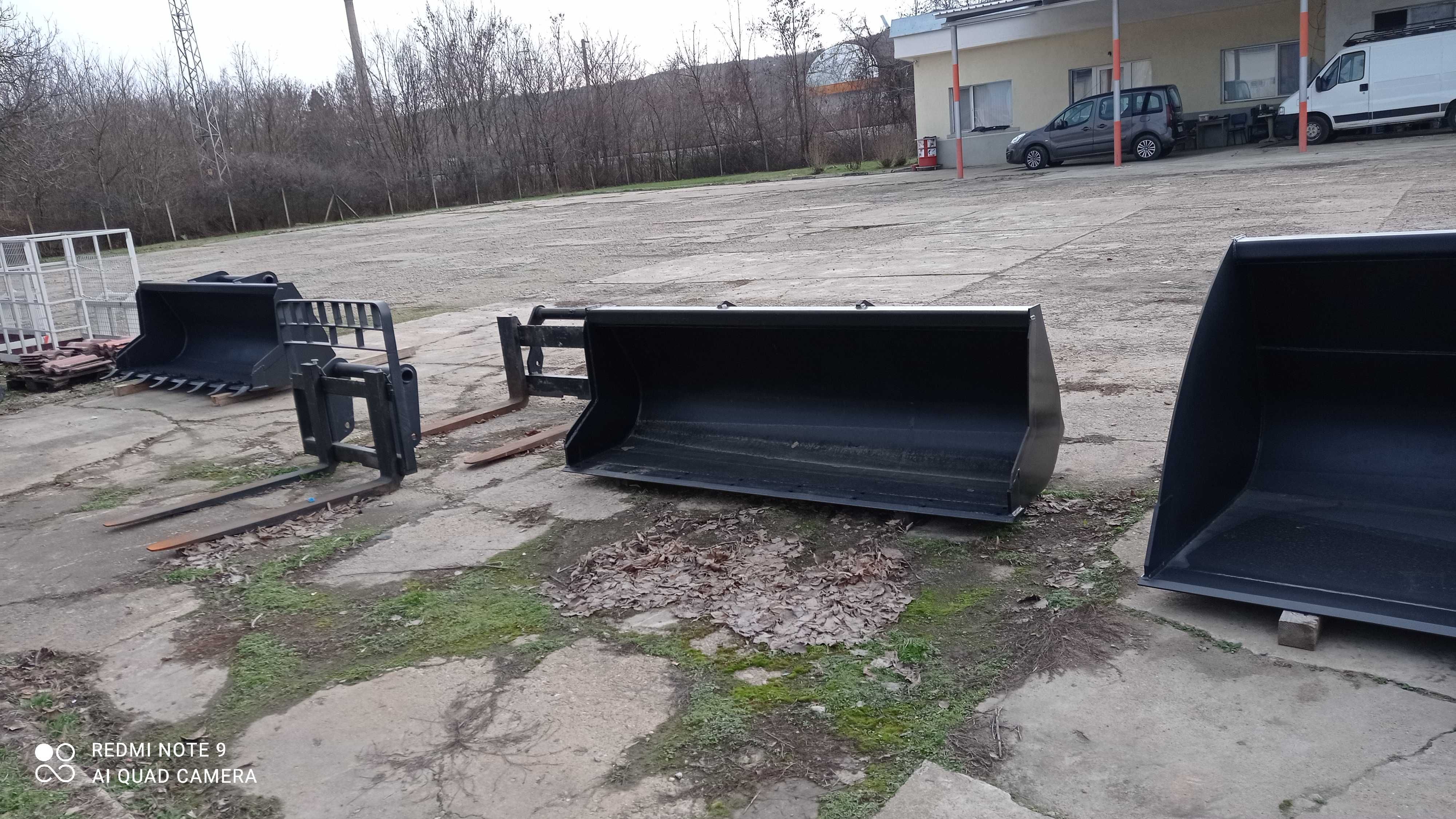 Manitou, JCB, Bobcat, Claas вилици кофи ножове удължители за  товарачи