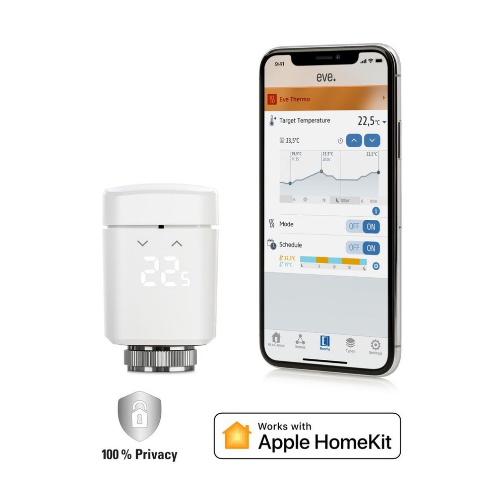 Смарт Термоглава Eve Thermo Smart LED Display - Homekit / Google Home