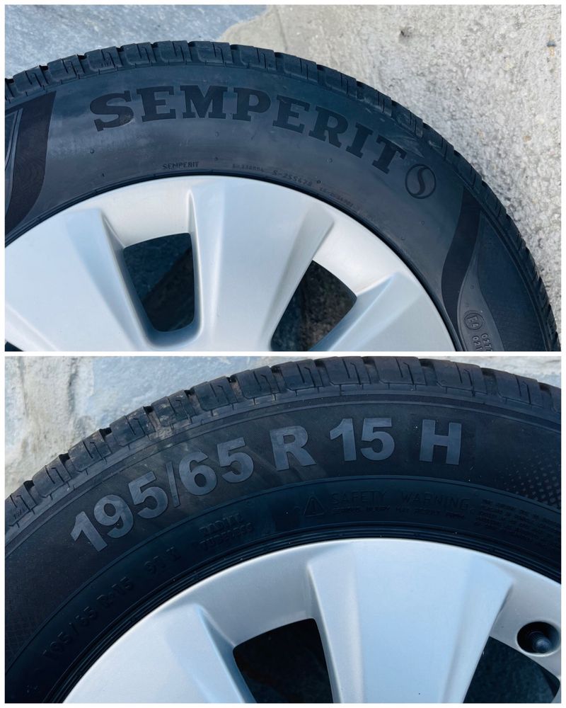 Оригинални 4 броя джанти с летни гуми за Audi A3 2011г