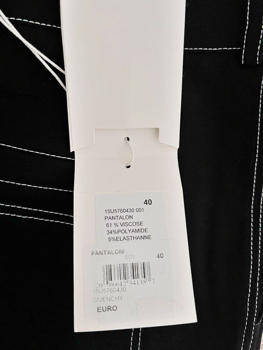 Pantaloni Noi Givenchy