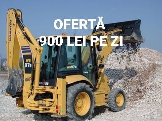 Închiriez buldoexcavator miniexcavator bobcat motostivuitor basculante
