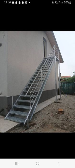 Scară zincata galvanizata la comandă oriunde în tara oferim și montaj