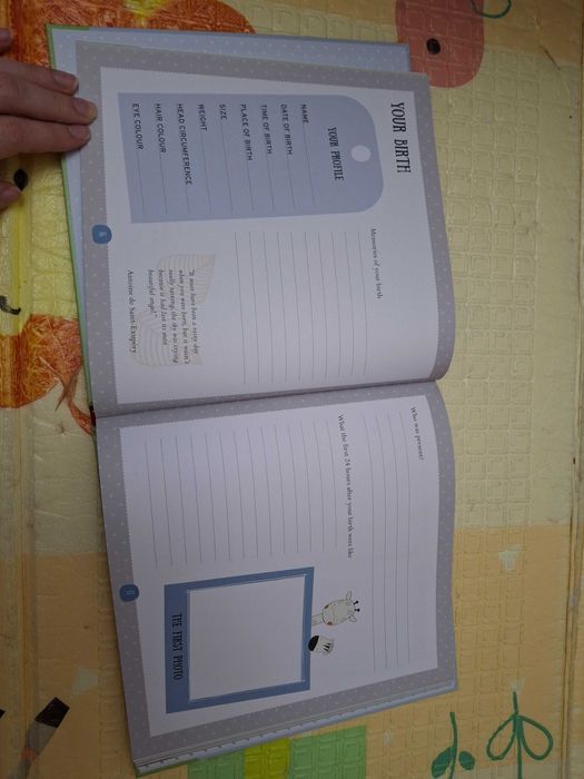 Albumul bebelusului engleza 96 pag album bebe jurnal