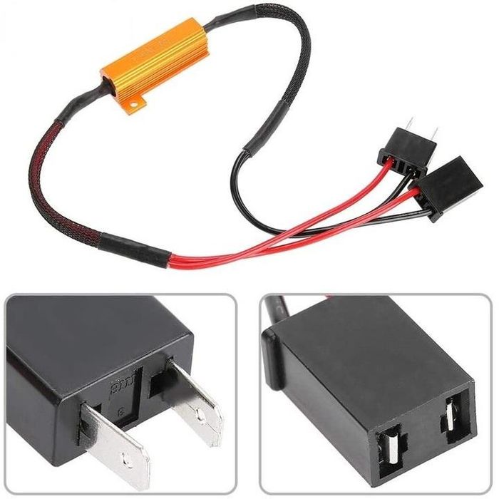 резистор 1брой за led крушки h7 6ω 50w canbus resistor fault ...