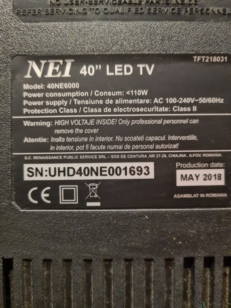 Televizor LED NEI 40"