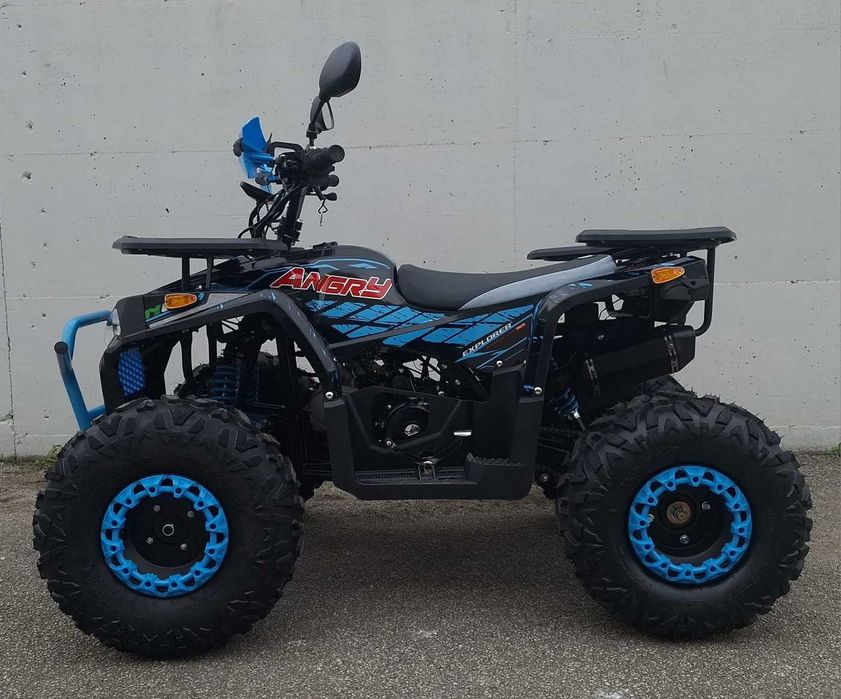 Atv NCX Angry 8" 125cc 4T benzina negru/albastru