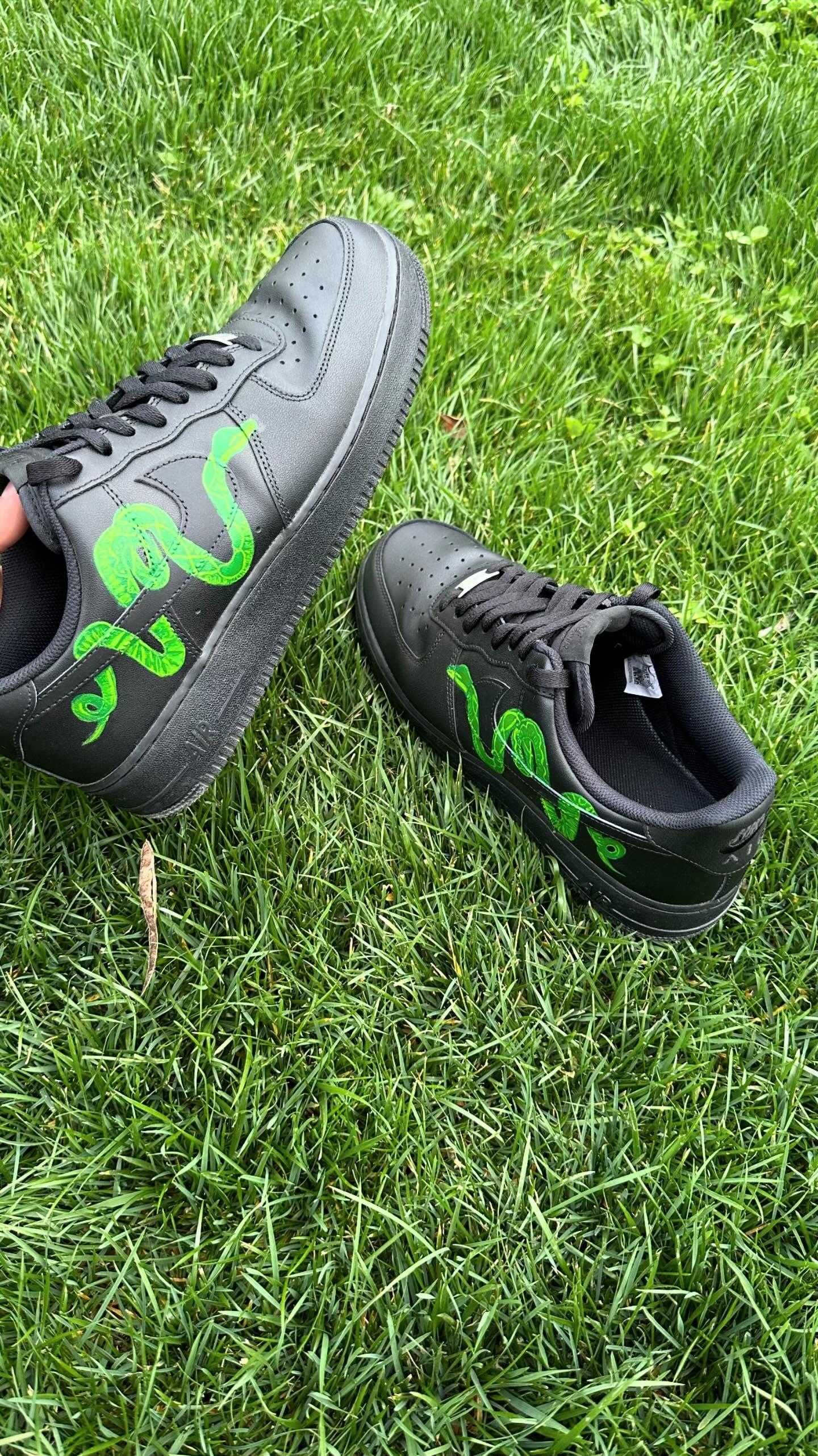 Nike air force 1 custom snake