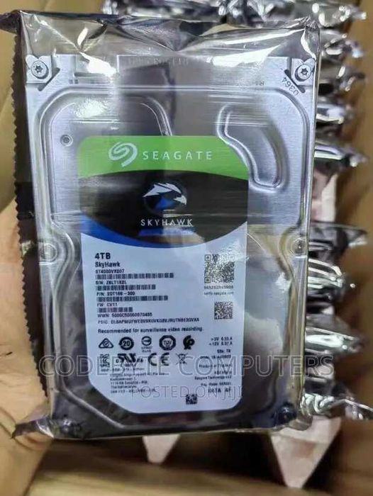 Hard Disk Seagate Skyhawk 4TB 256MB SATA3 PC NAS NVR DVR Nou Sigilat