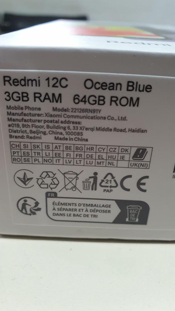 Xiaomi Redmi 12C Oceam Blue NOU 3GB RAM 64GB ROM