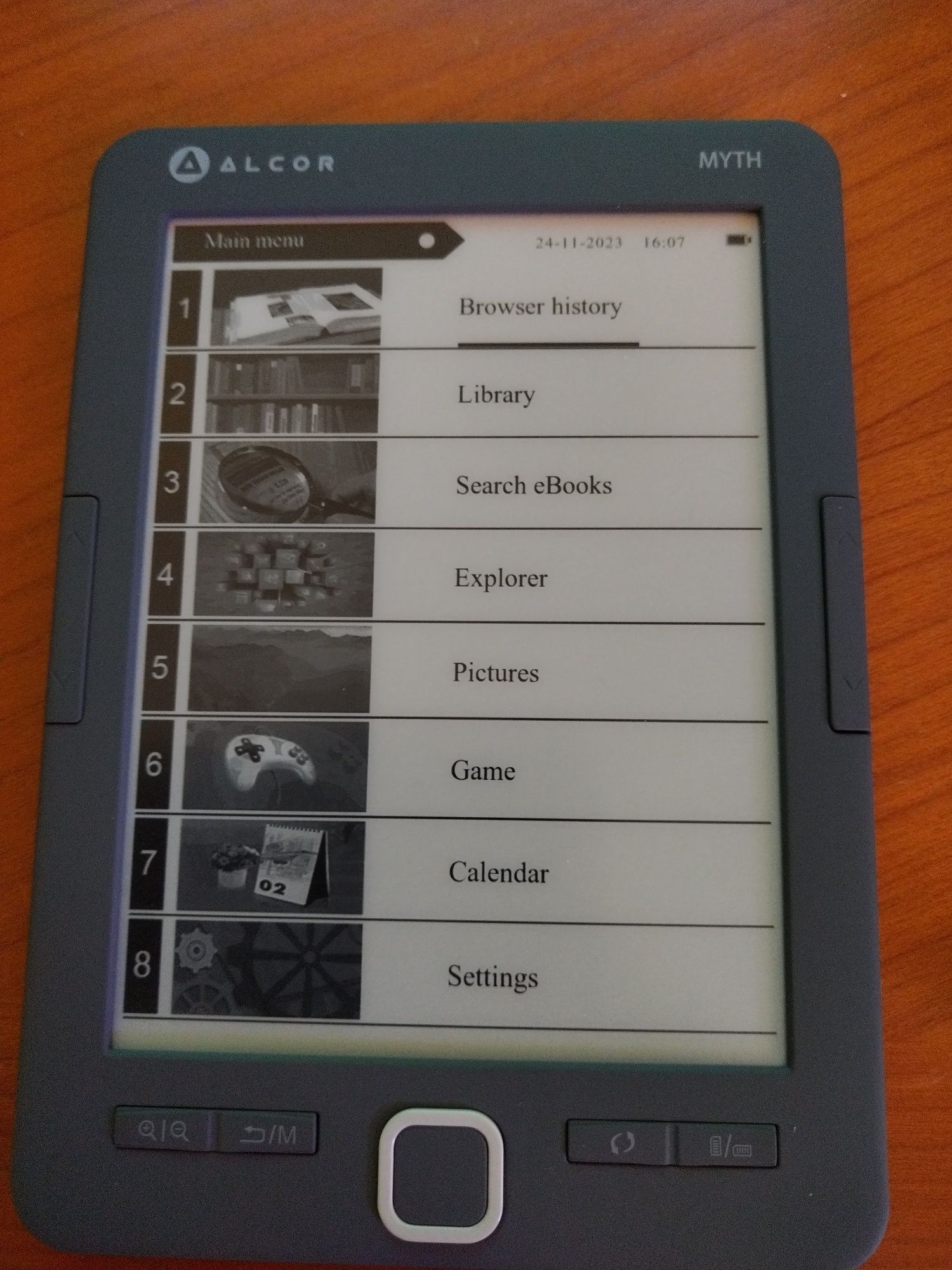 Ebook reader Alcor Myth 6 inch, 4 GB