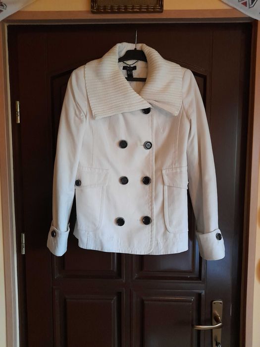 Haina scurta dama, alba material bumbac 100 %, captuseala matlasata S