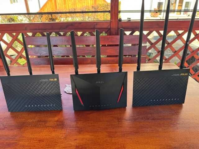 Router Asus RT-AC86U plus 2xRT-AC68U sistem mesh