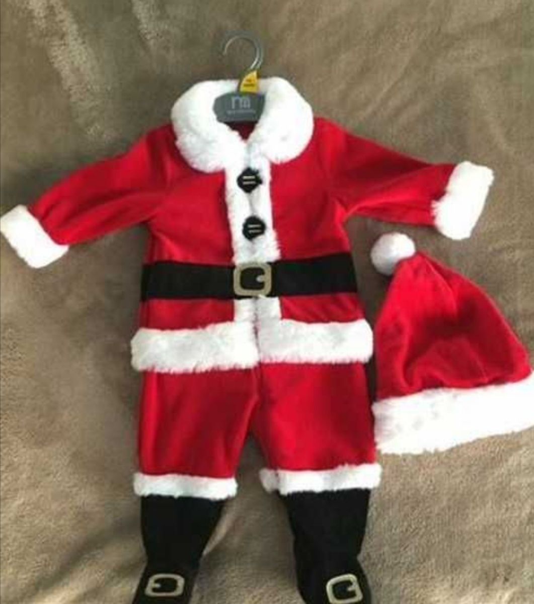 Новогодний костюм, Санта Клауса 6 - 9 месяцев