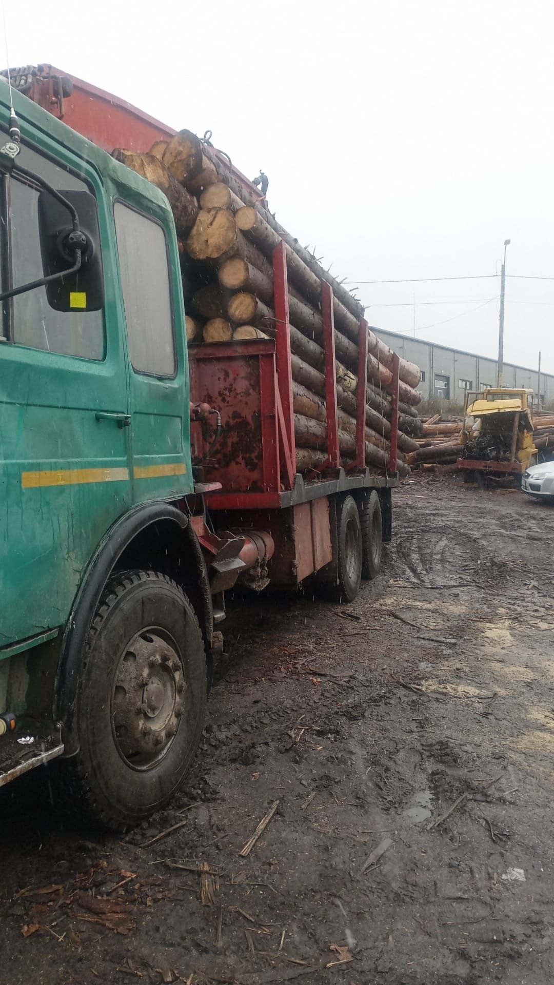 Camion forestier / transport busteni / graifer