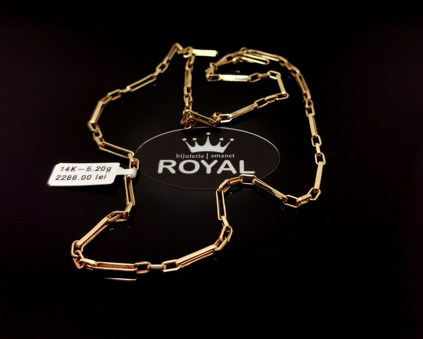 Bijuteria Royal lant din aur 14k 5.20 gr