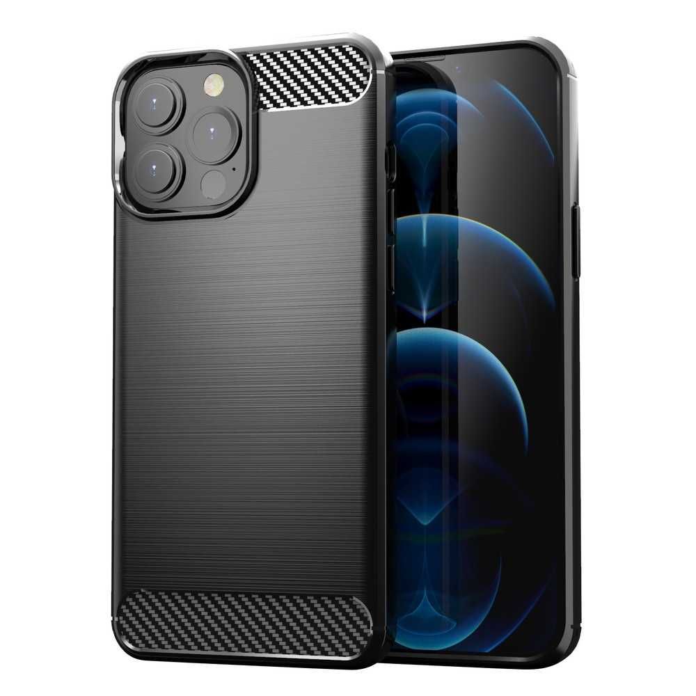 Силиконов Калъф Carbon за iPhone 13/12/Mini/11/Pro/Max/XS/X/XR/SE 2