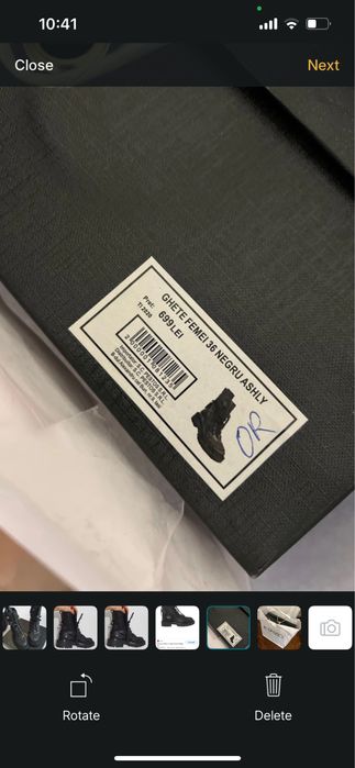 Bocanci piele il passo