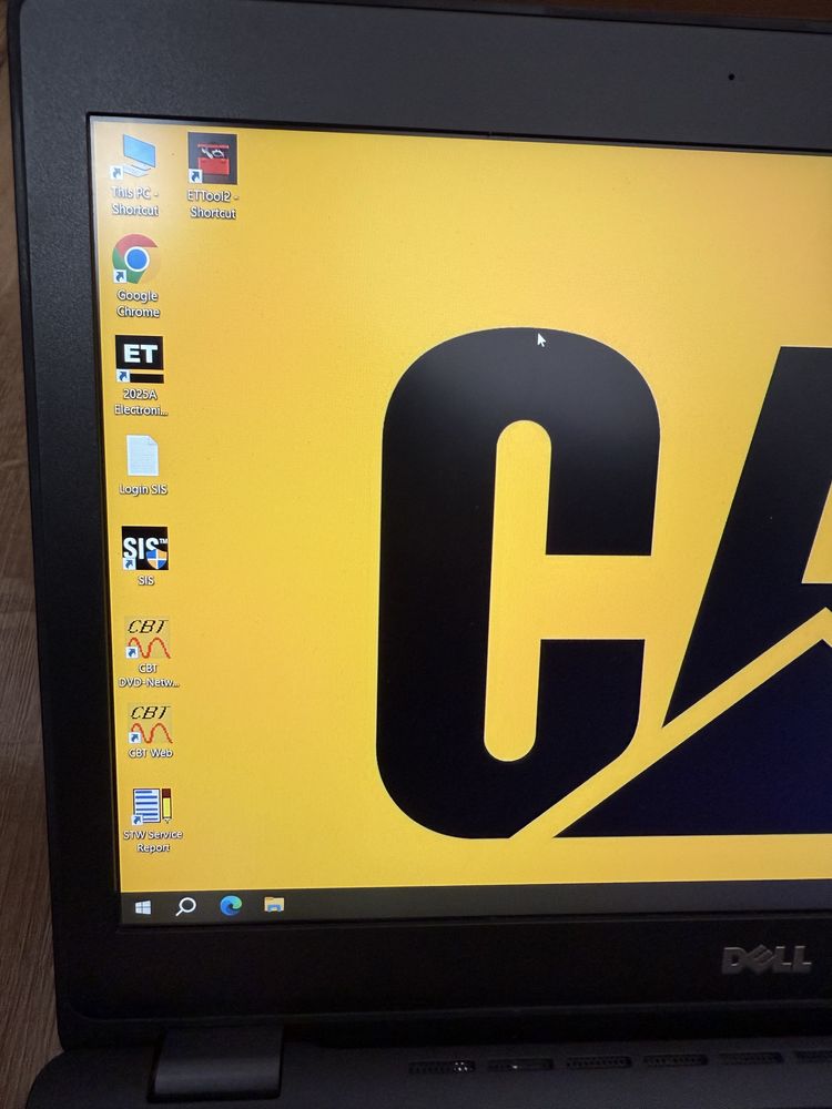 Tester/Diagnoza Caterpillar ET4+Leptop Dell cu softul 2025A, SIS 2021