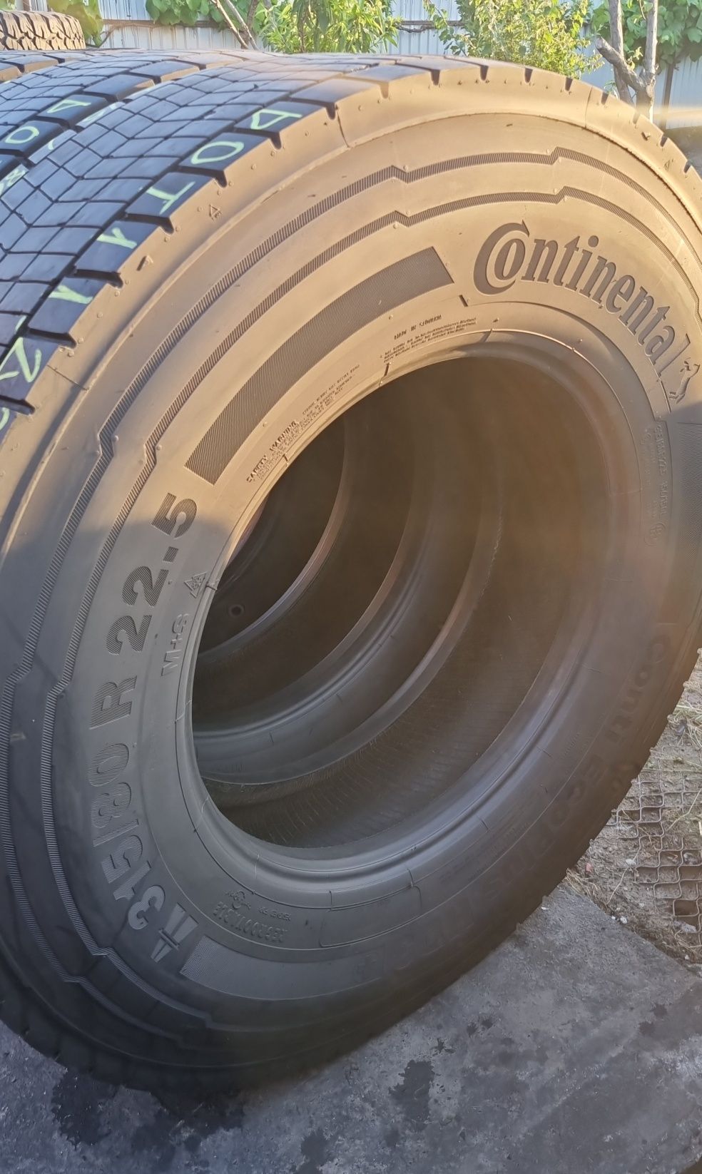4 Anvelope Tractiune Continental 315/80 R22.5 Stare Impecabilă DOT1123