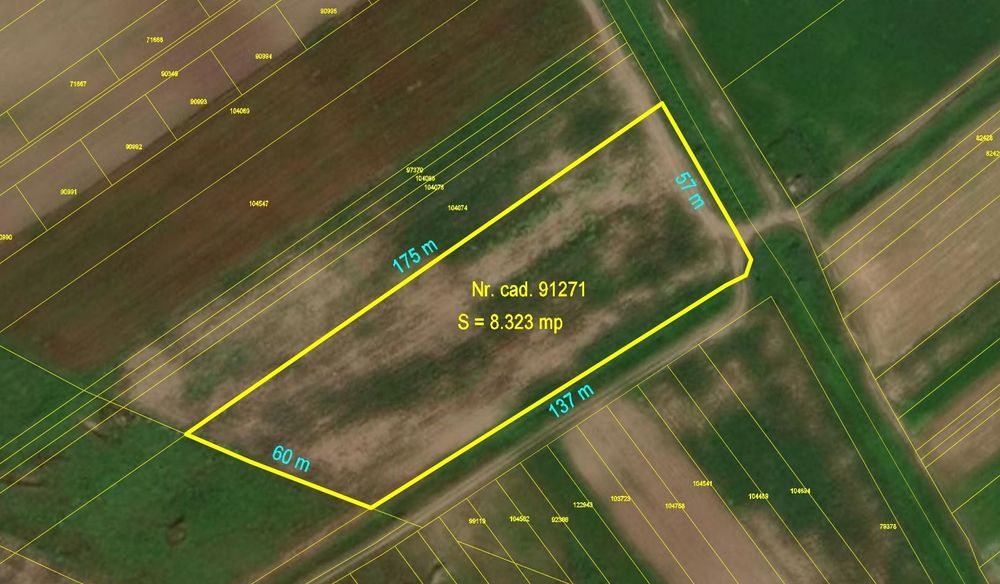 Vand teren intravilan 8323 mp, str Bega - Centura,