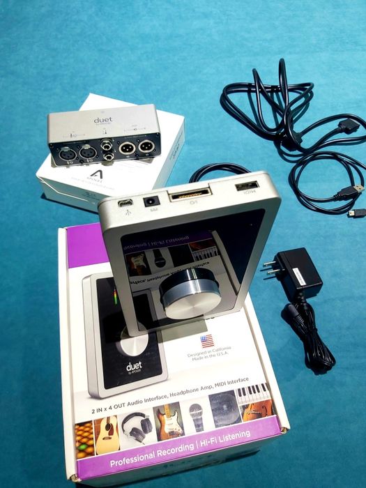Apogee Duet 2+Breakout box. Mac & Win. USB & Type-c. Новый.