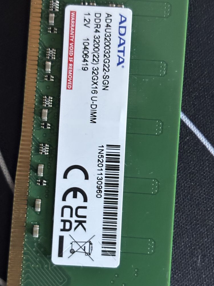 Рам памет adata 32gb 3200mhz  DDR4