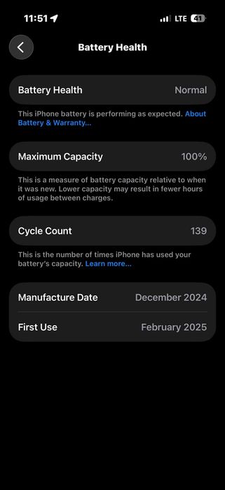 Гаранция 15 месеца! IPHONE 16 PRO 256GB - Без забележки и 100% Батерия
