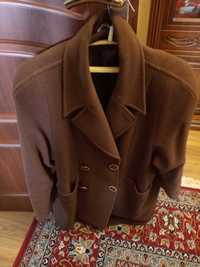 Теплый пиджак полупальто(Турция) кашемир размер 50-52