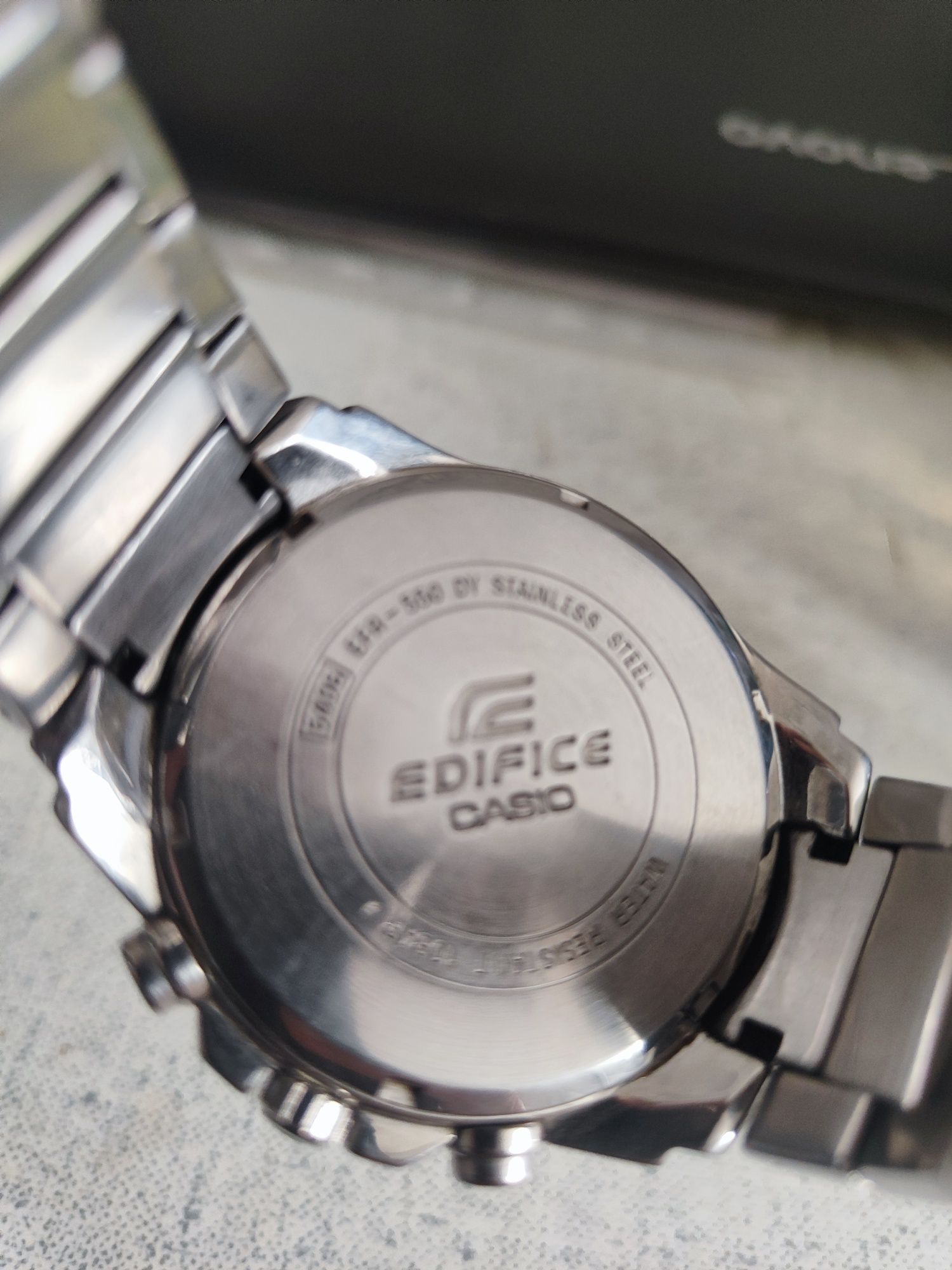 Японские наручные часы Casio Edifice EFR-550D-1A с хронографом