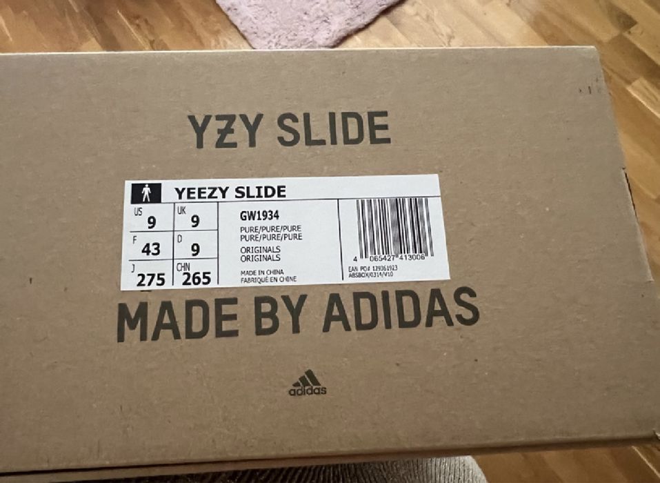 Yeezy Slides, nepurtati, originali
