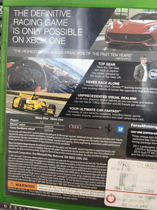 Joc/jocuri Forza Motorsport 5 Xbox One original