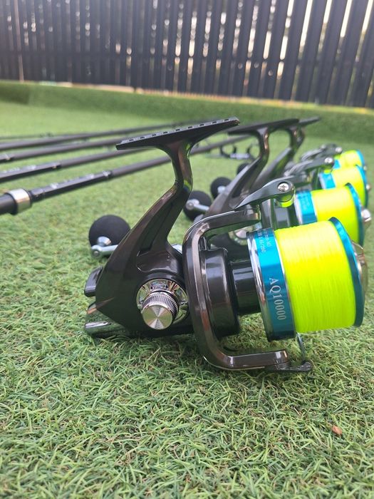 Set 4 Lansete Crap Pro FLx 9  3.60m 3.75 LBS 2 tronsoane Lbs + 4 Mulin