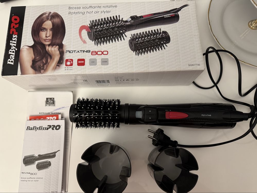 Фен - щетка вращающаяся Babyliss PRO